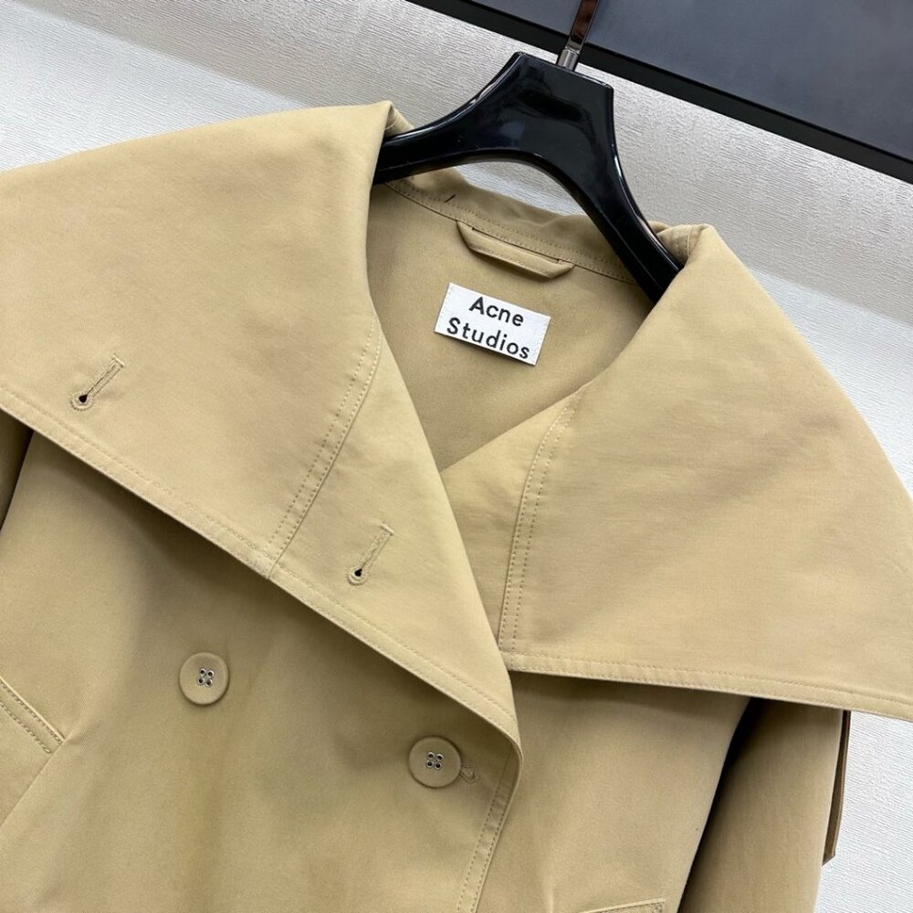 Acne Studios Short shawl trench coat - Picture 8 of 8